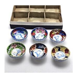 Japenese Hand Painted Saucer Set
